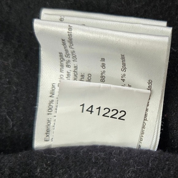 Michael‎ Kors Women Black Quilted Puffer Jacket Hooded Faux Fur Trim Gold Logo M - Picture 14 of 14